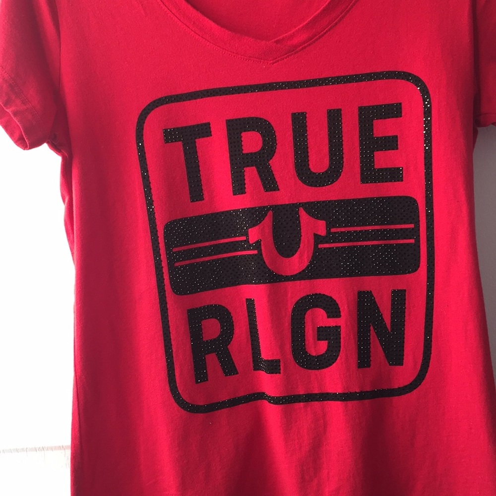 NWOT True Religion red t-shirt